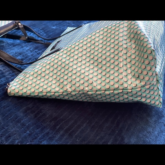 SET Kate Spade Mint Green Tote&Wallet - Picture 3 of 15